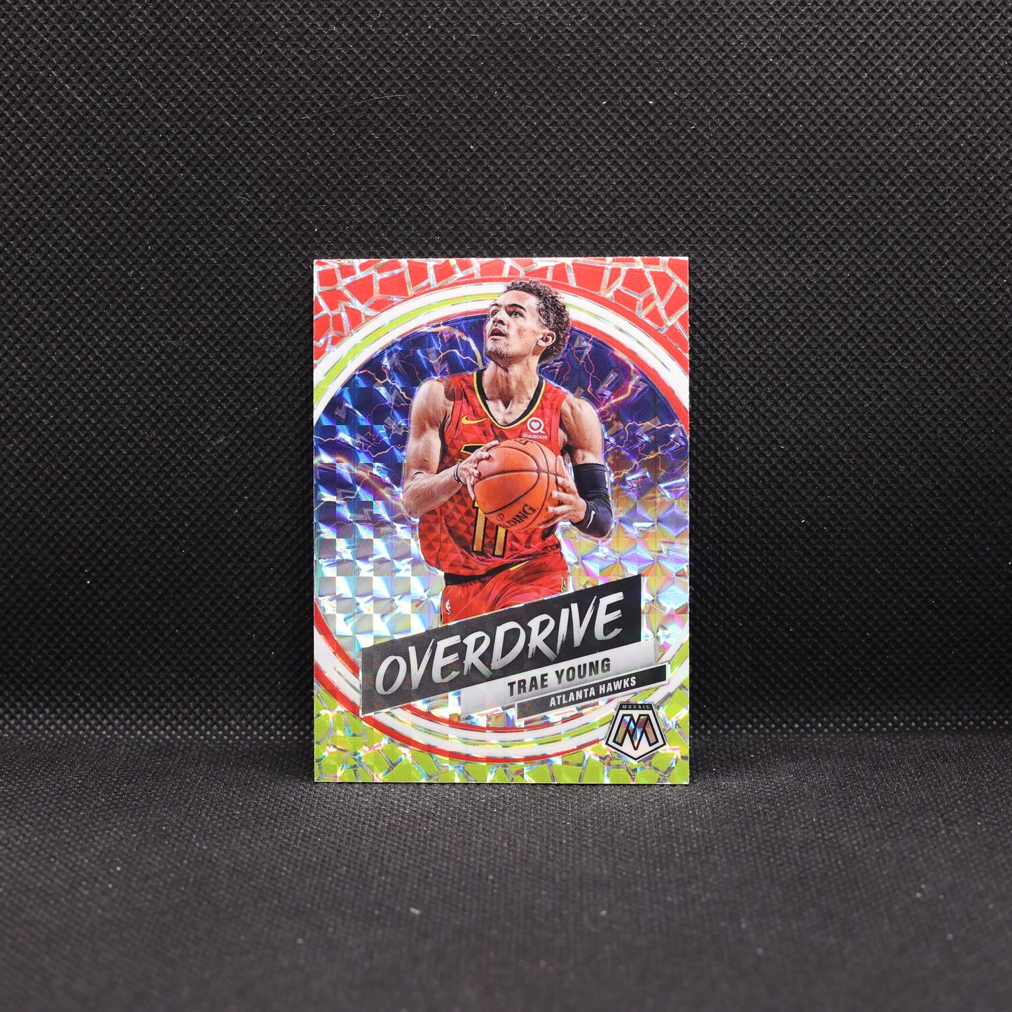 2019-20 Trae Young Mosaic Overdrive Silver Prizm