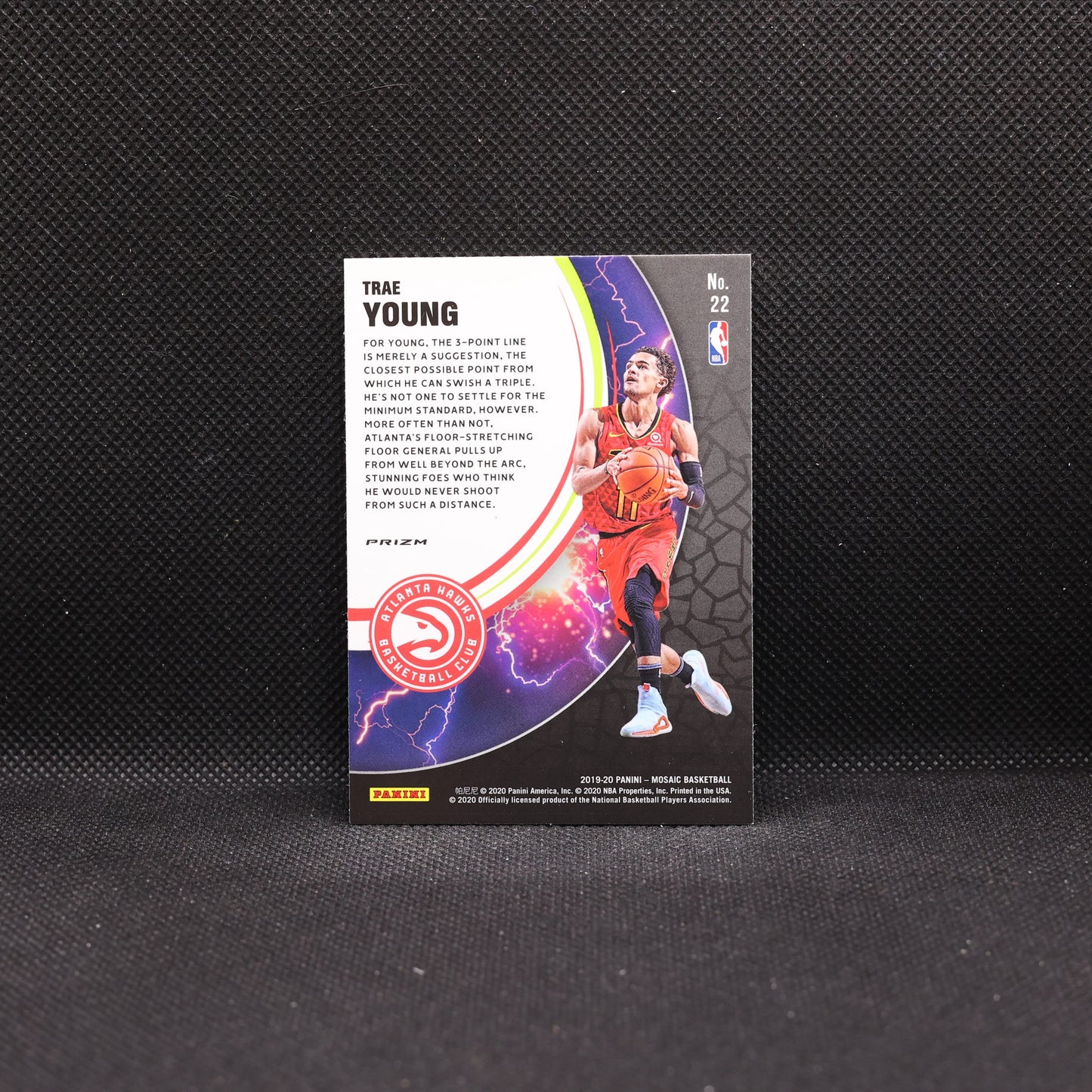 2019-20 Trae Young Mosaic Overdrive Silver Prizm