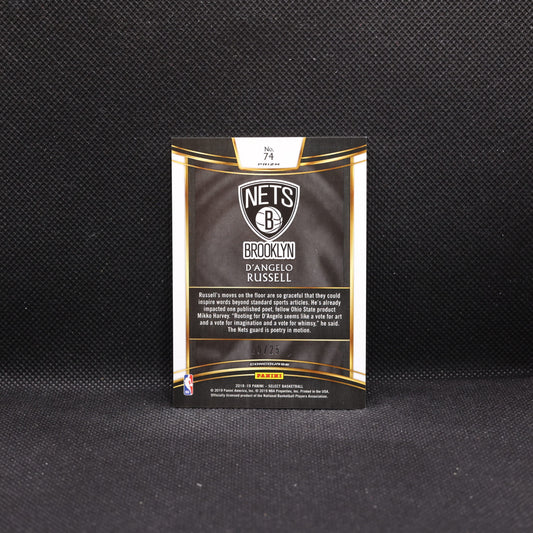 2018-19 D'Angelo Russell Select #74 Tie Dye Prizm /25