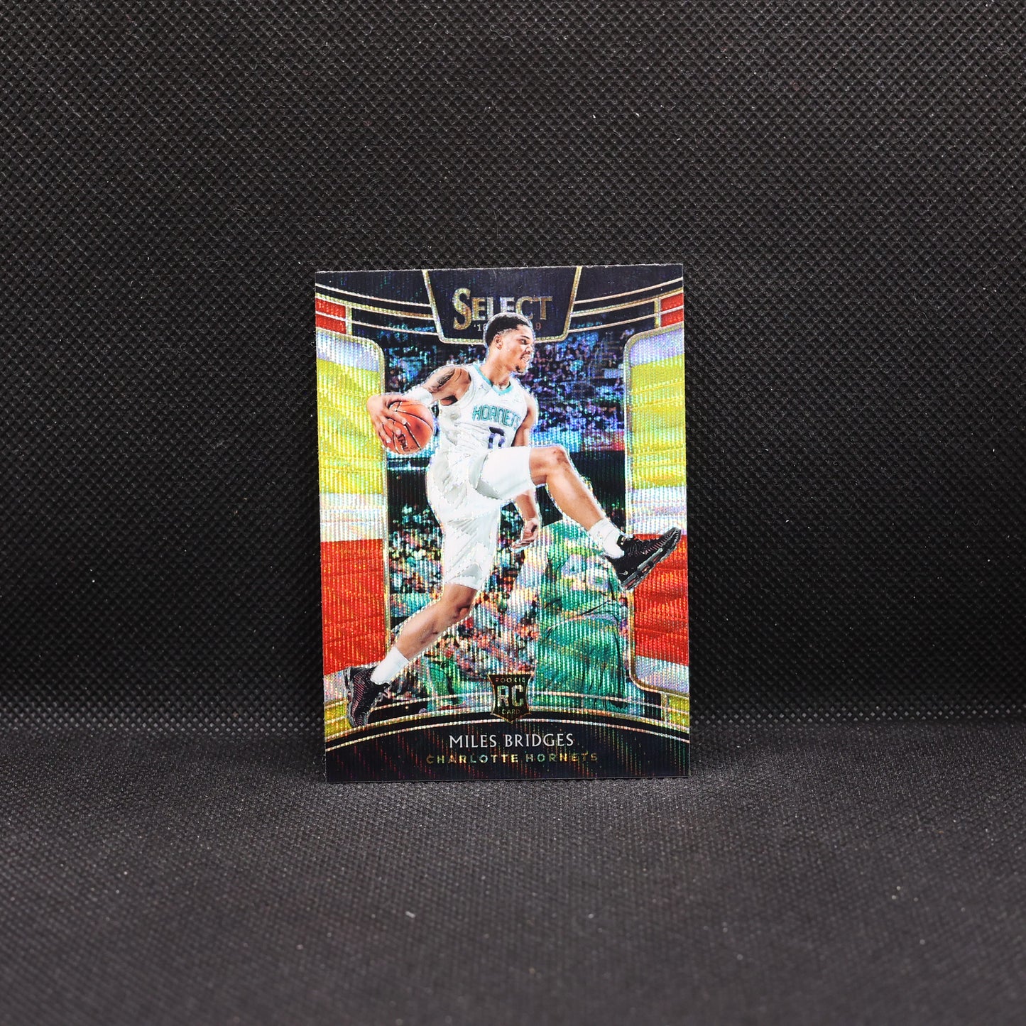 2018-19 Miles Bridges Select #17 Tie Colour Prizm Rookie Card