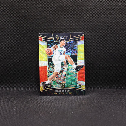 2018-19 Miles Bridges Select #17 Tie Colour Prizm Rookie Card