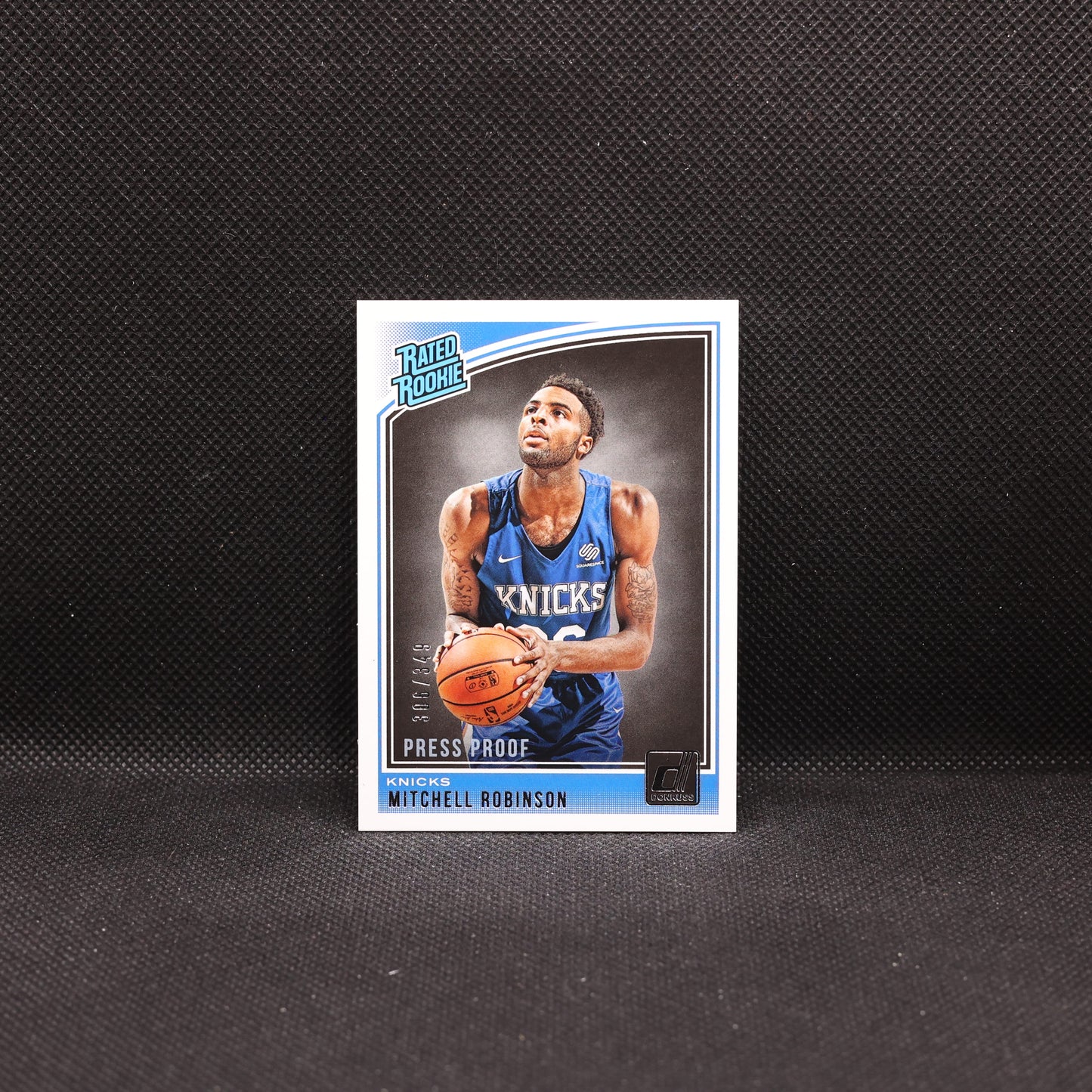 2018-19 Mitchell Robinson Donruss Rated Rookie Press Proof /349 RC