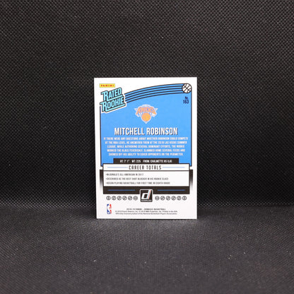 2018-19 Mitchell Robinson Donruss Rated Rookie Press Proof /349 RC