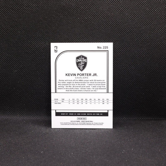 2019-20 Kevin Porter Jr. Mosaic NBA Hoops #225 Green Rookie Card /99