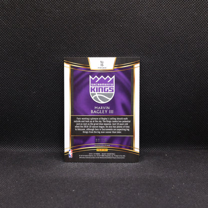 2018-19 Marvin Bagley III Select #15 LIme Green Prizm /75 Rookie Card