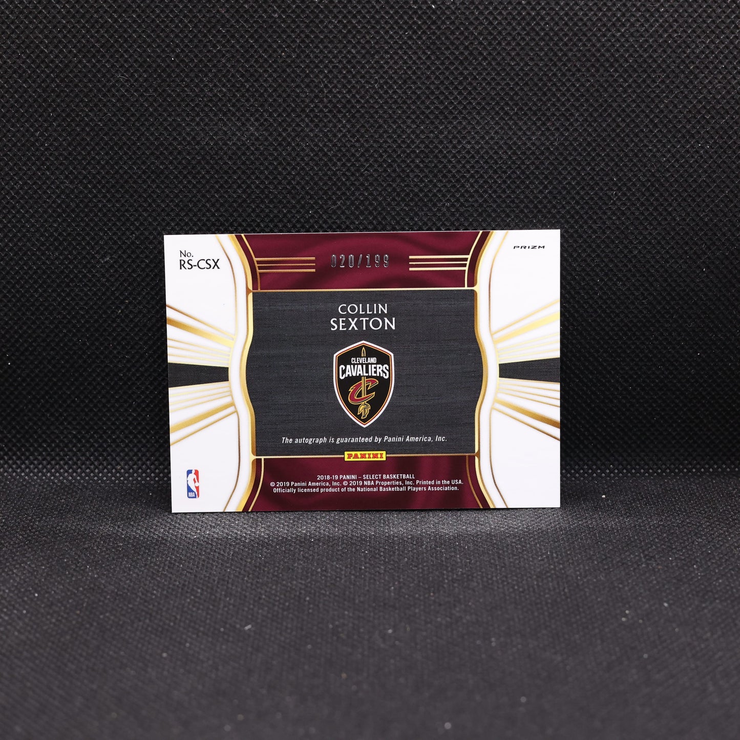 2018-19 Collin Sexton Select Rookie Signatures Silver Prizm /199