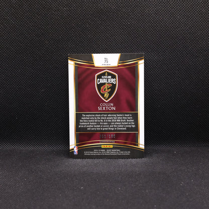2018-19 Collin Sexton Select #75 Red Prizm Rookie Card /199