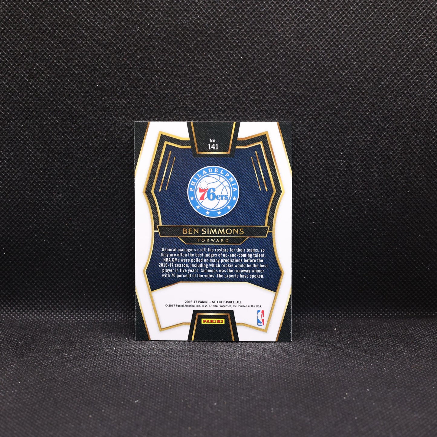 2016-17 Ben Simmons Select #141 Rookie Card