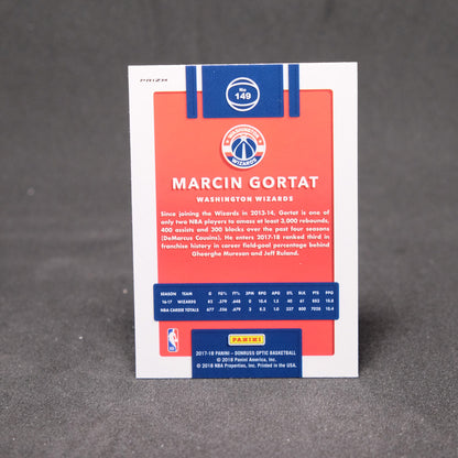 2017-18 Panini Donruss Optic Silver Fast Break Prizm Marcin Gortat