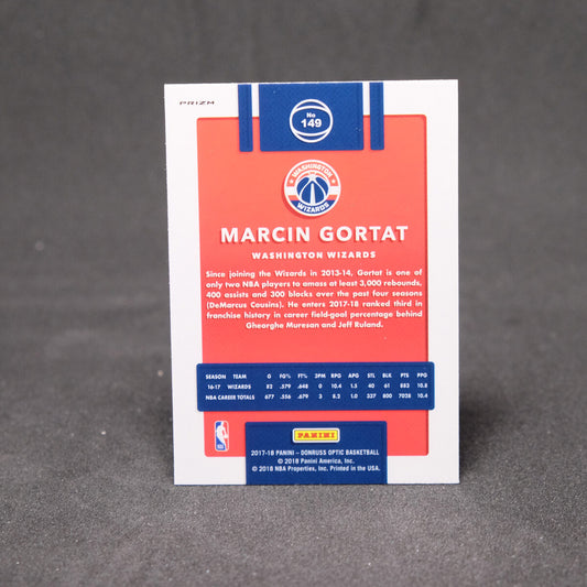 2017-18 Panini Donruss Optic Silver Fast Break Prizm Marcin Gortat