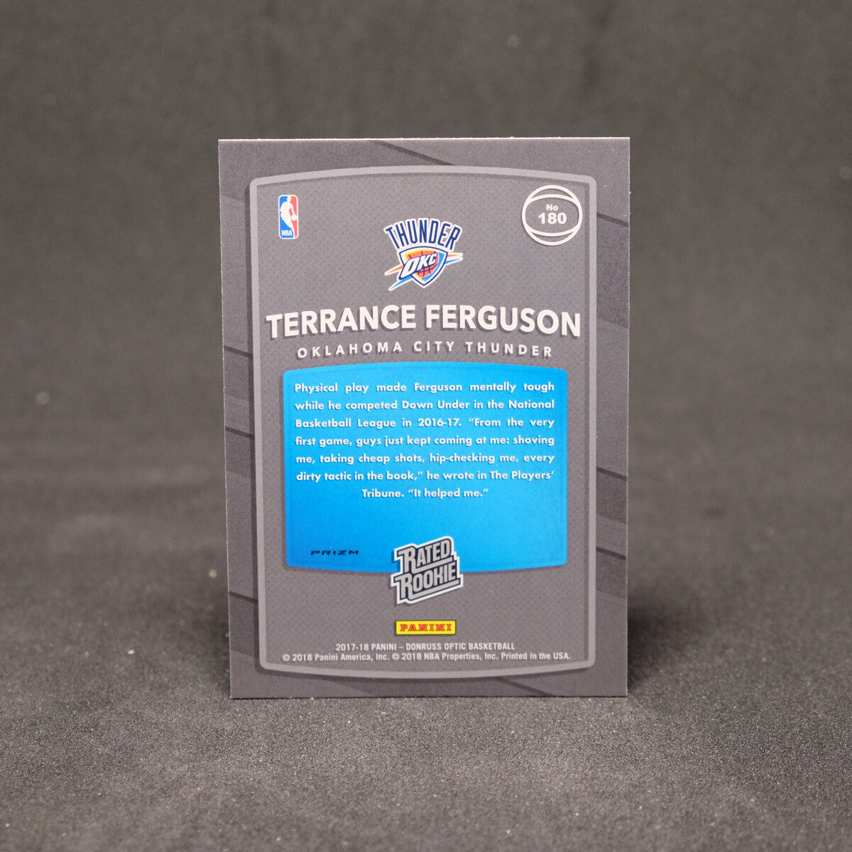 2017-18 Panini Donruss Optic Silver Fast Break Prizm Rated Rookie Terrance Fe...