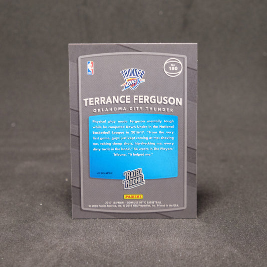 2017-18 Panini Donruss Optic Silver Fast Break Prizm Rated Rookie Terrance Fe...