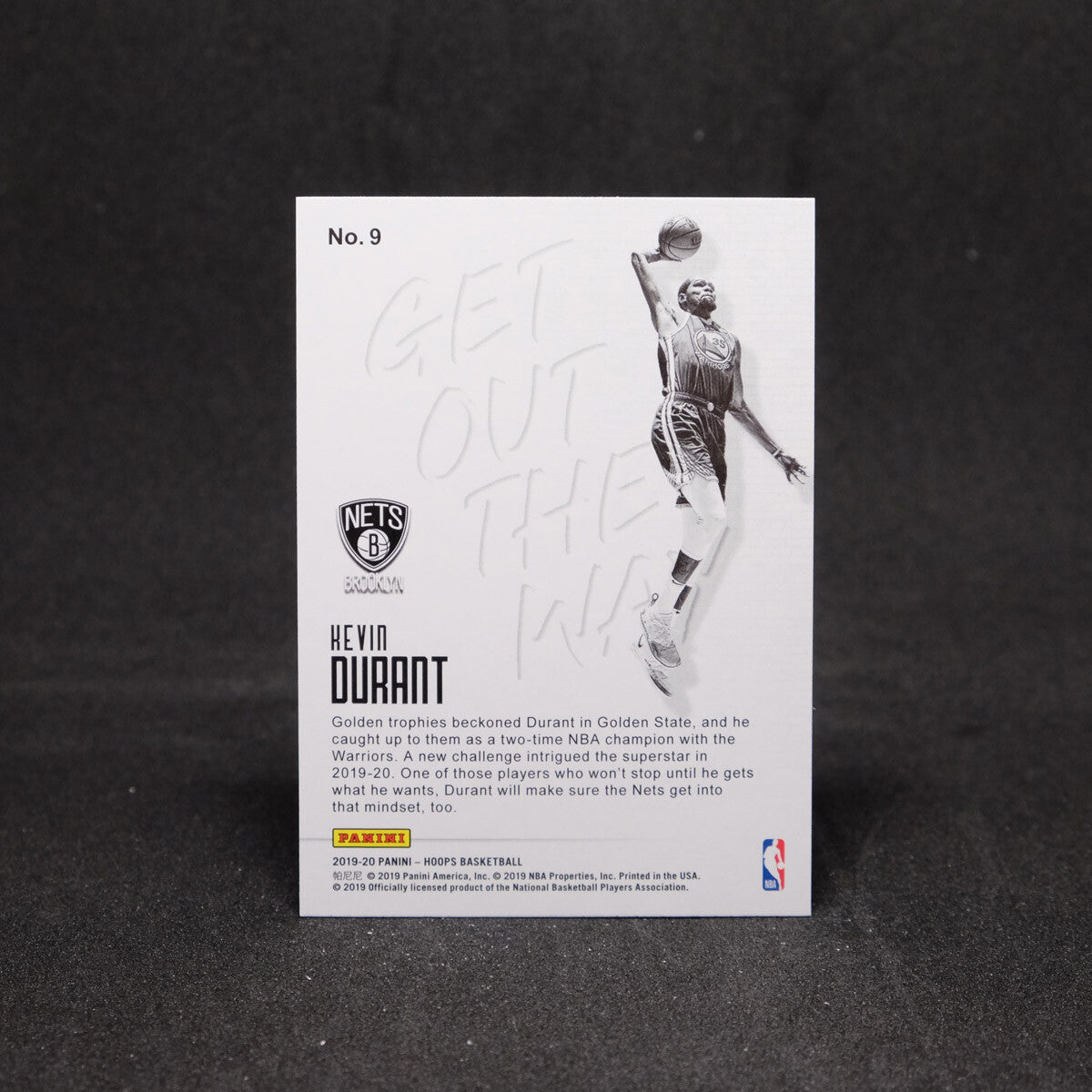 Kevin Durant 2019-20 NBA Hoops - Get Out the Way