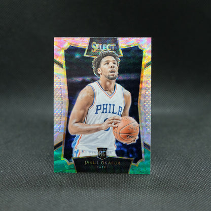 2015-16 Jahlil Okafor Select Tri Color + Prizm Red White Blue Rookie Card Lot