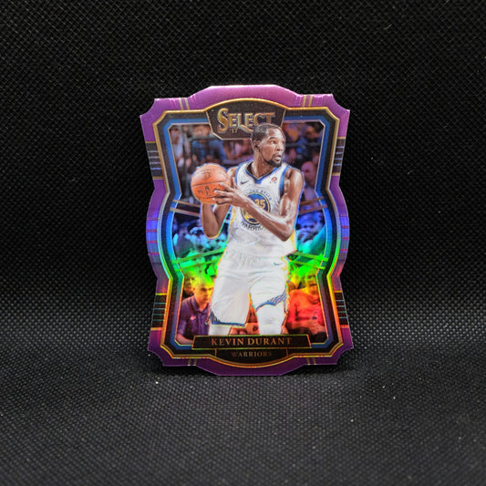 2017-18 Panini Select Kevin Durant Premier Level Die Cut Purple Prizm /99