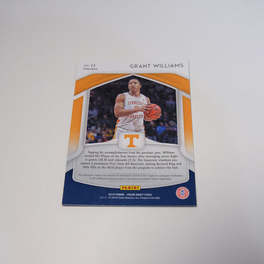 2019-20 Prizm Draft Picks Grant Williams All Americans Silver Prizm Rookie Card