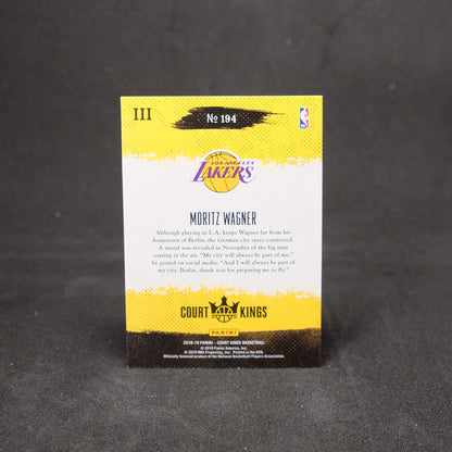 Moritz Wagner 2018-19 Court Kings Level III Rookie Card