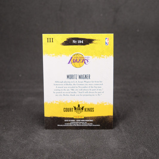 Moritz Wagner 2018-19 Court Kings Level III Rookie Card