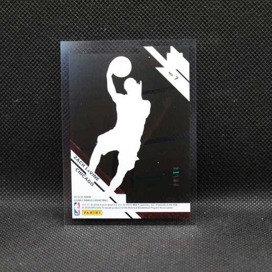 2019-20 Panini Donruss Clearly Zach Lavine /99