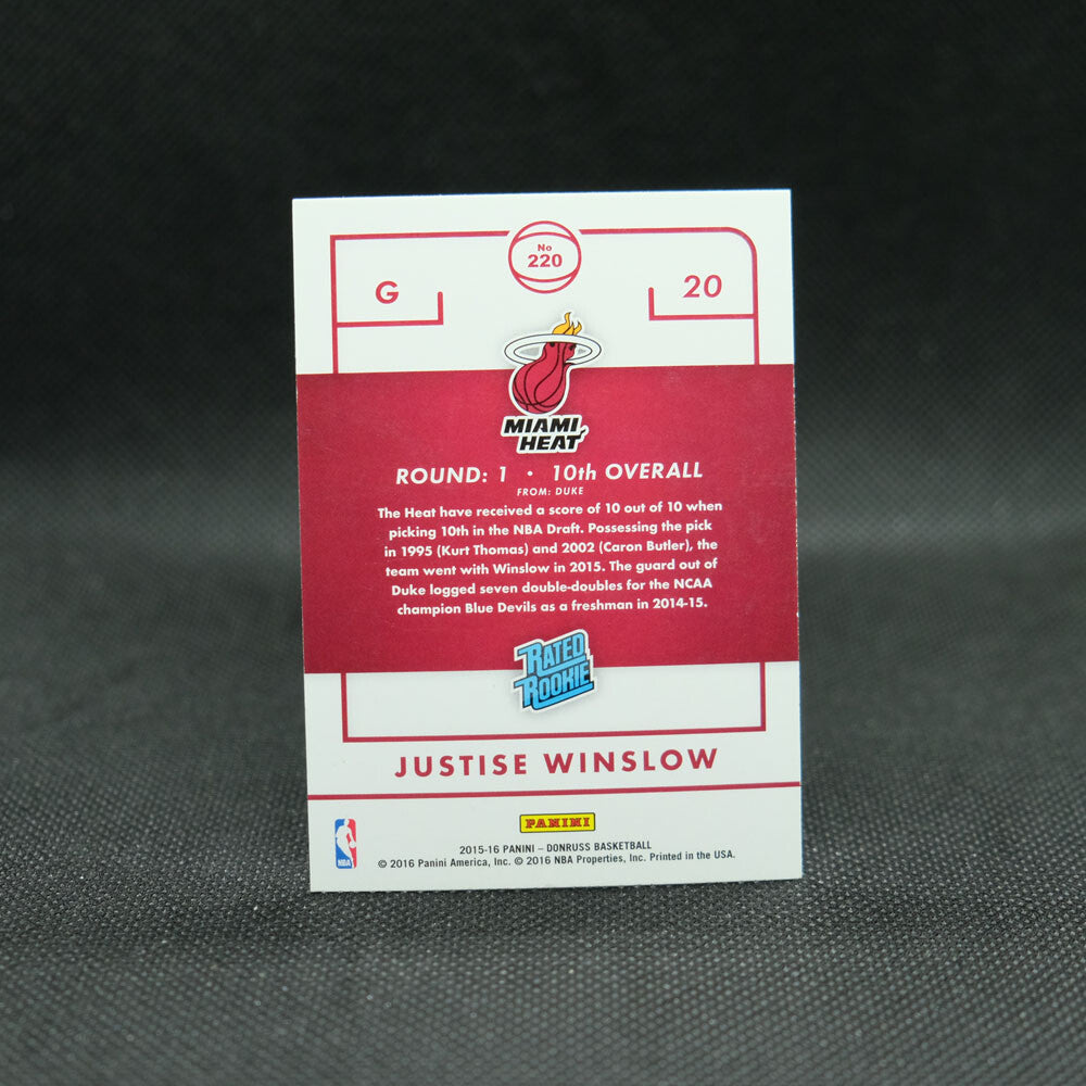 2015-16 Justise Winslow Rookie Card Lot 2 - 4 Cards