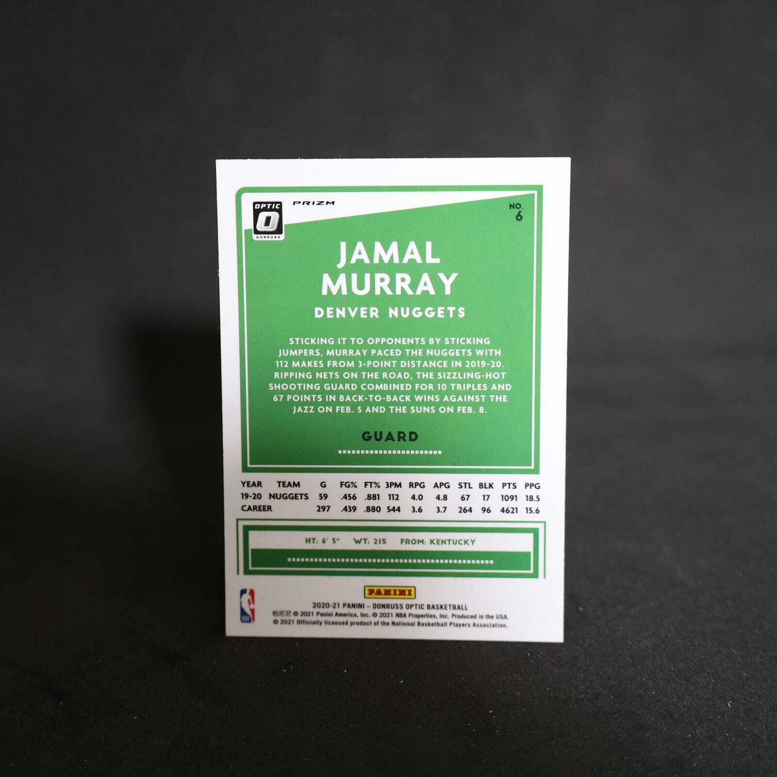 Jamal Murray Donruss Optic / Donruss 6 Card Lot