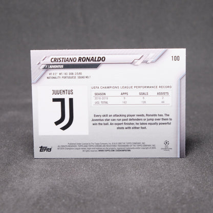 2019-20 Topps Chrome UEFA Champions League #100 Cristiano Ronaldo
