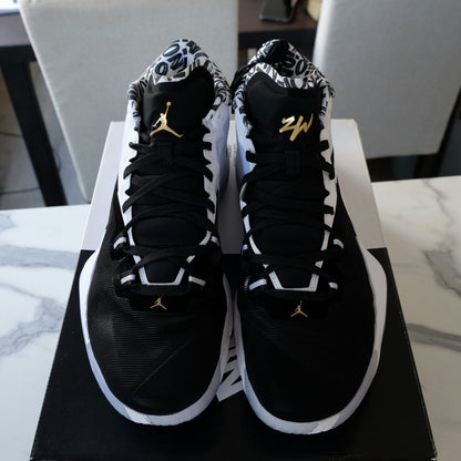 Jordan Zion 1  Black/White-Metallic Gold DA3130-002 US Size 14