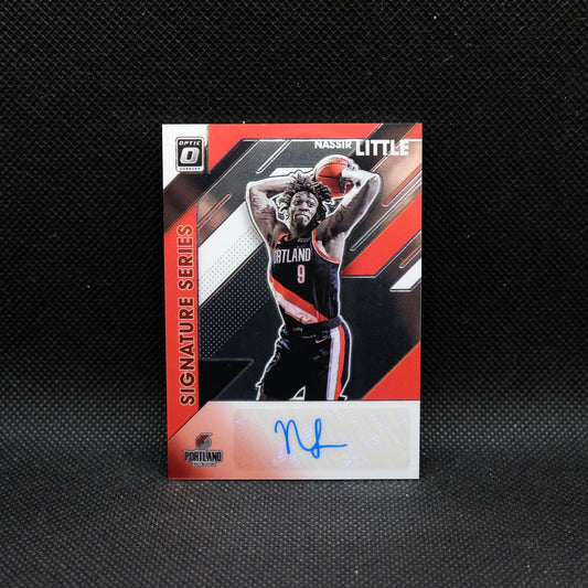 2019-20 Panini Donrus Optic Nassir Little Signature Series Rookie Card