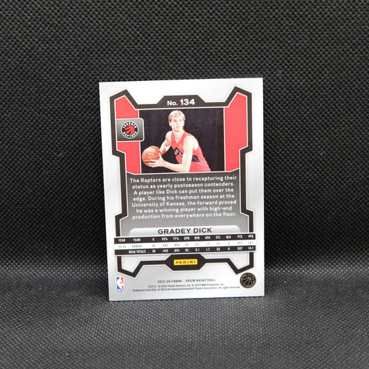 2023-24 Panini Prizm Gradey Dick #134 Rookie Card