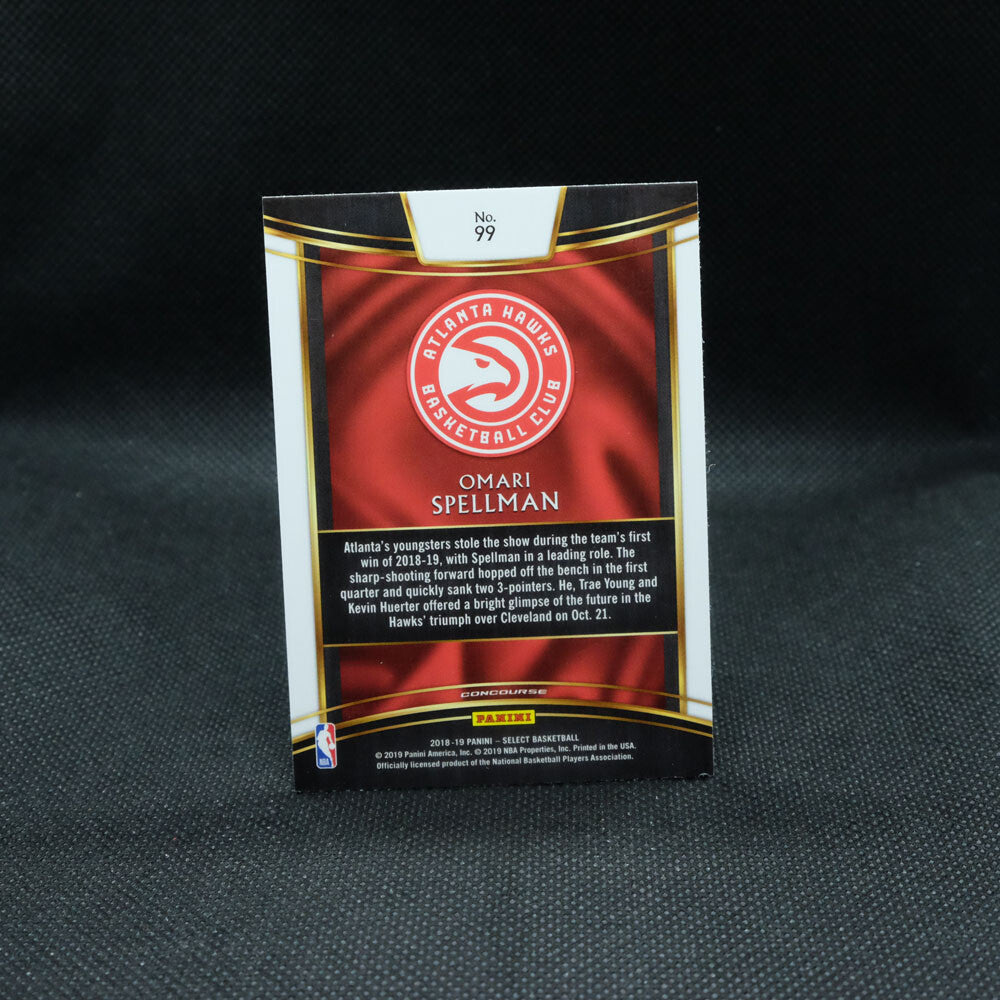 2018-19 Omari Spellman Select #99 Tri Color Prizm Rookie Card Lot