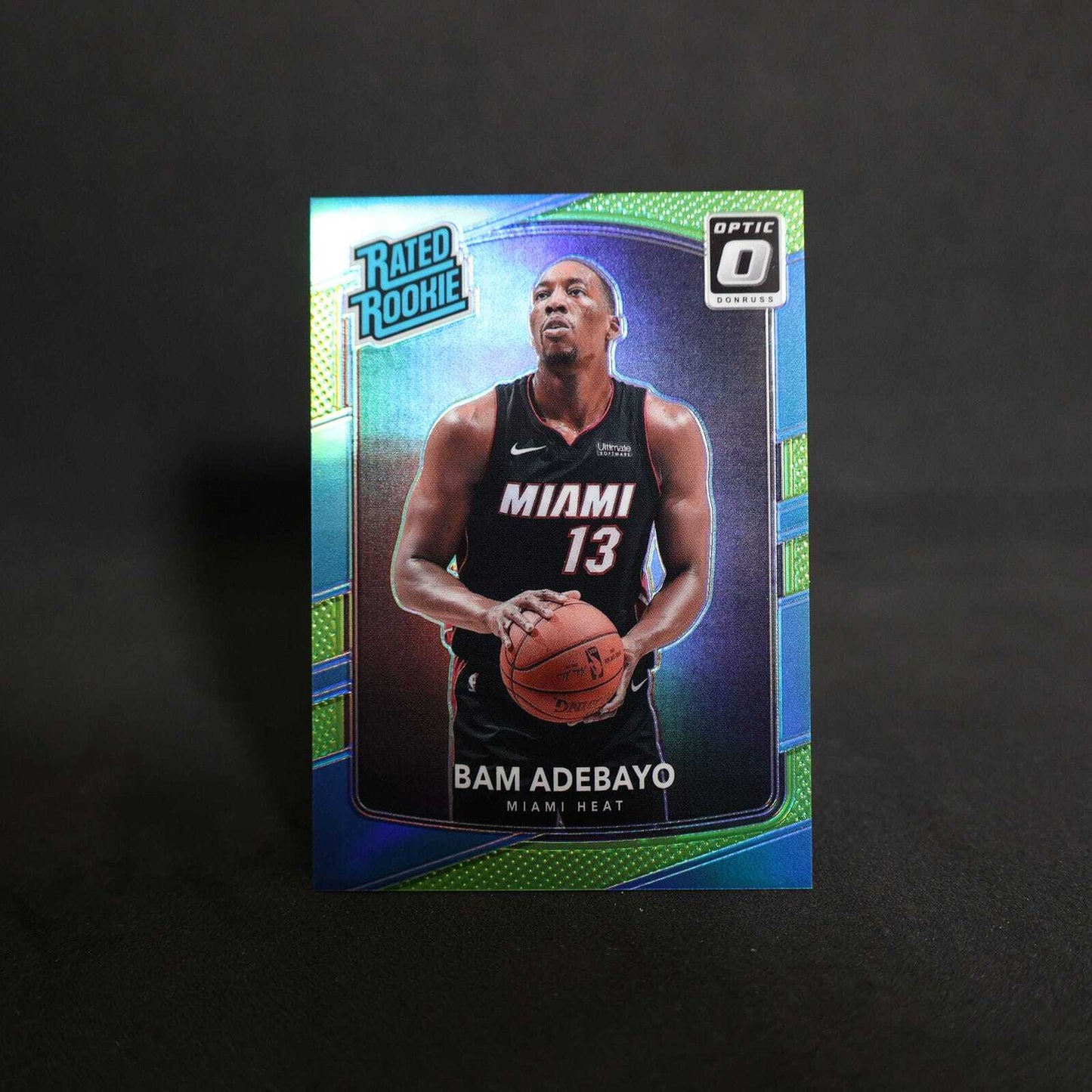 2017-18 Panini Donruss Optic Bam Adebayo Rated Rookie Lime Prizm /175