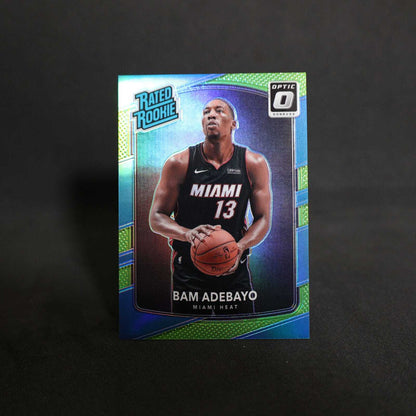 2017-18 Panini Donruss Optic Bam Adebayo Rated Rookie Lime Prizm /175