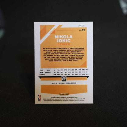 2019-20 Nikola Jokic Donruss Optic Hyper Pink Prizm