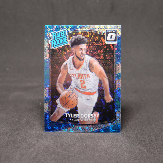 2017-18 Panini Donruss Optic Silver Fast Break Prizm Rated Rookie Tyler Dorsey