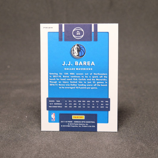 2017-18 Panini Donruss Optic Silver Fast Break Prizm J. J. Barea