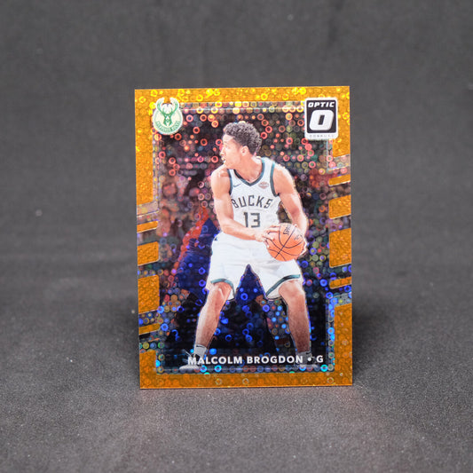2017-18 Malcolm Brogdon Donruss Optic Fast Break Orange Prizm /193