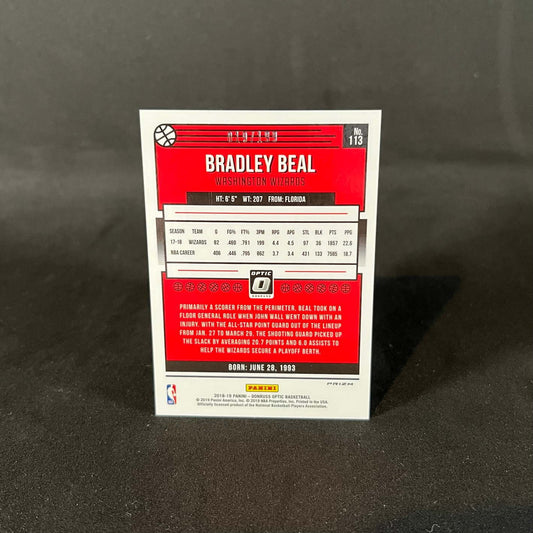 2018-19 Bradley Beal Donruss Optic Orange Prizm /199