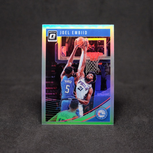 2018-19 Joel Embiid Donruss Optic Holo Silver Prizm #99