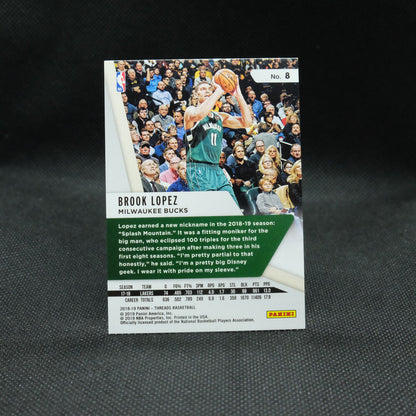 2018-19 Brook Lopez Threads #8 Gold Parallel 6/10
