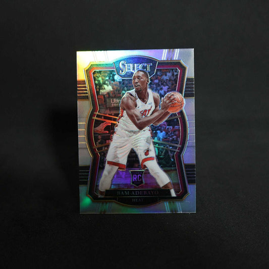 2017-18 Panini Select Bam Adebayo #171 Premier Level Silver Prizm Rookie Card