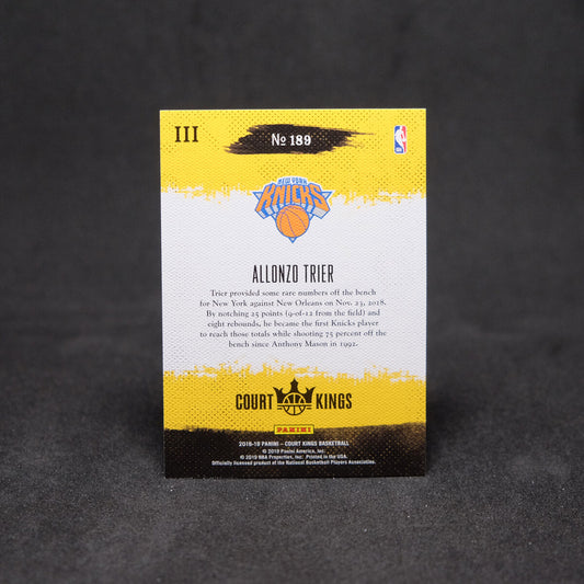2018-19 Allonzo Trier Court Kings Rookies III