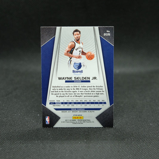 2017-18 Wayne Selden Jr Prizm NBA Fast Break Silver Prizm Rookie Card