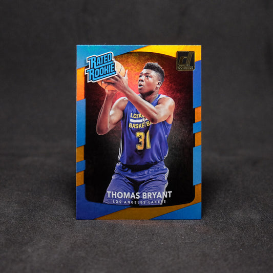 2017-18 Thomas Bryant Donruss Rated Rookie #160 Orange Laser