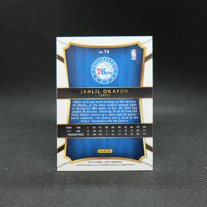 2015-16 Jahlil Okafor Select Tri Color + Prizm Red White Blue Rookie Card Lot