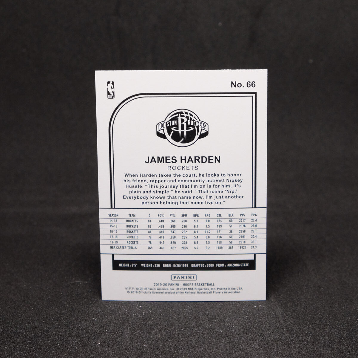 James Harden 2019-20 Hoops Winter #66