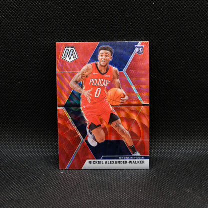 2019-20 Panini Mosaic Nickeil Alexander-Walker #205 Red Wave Prizm Rookie