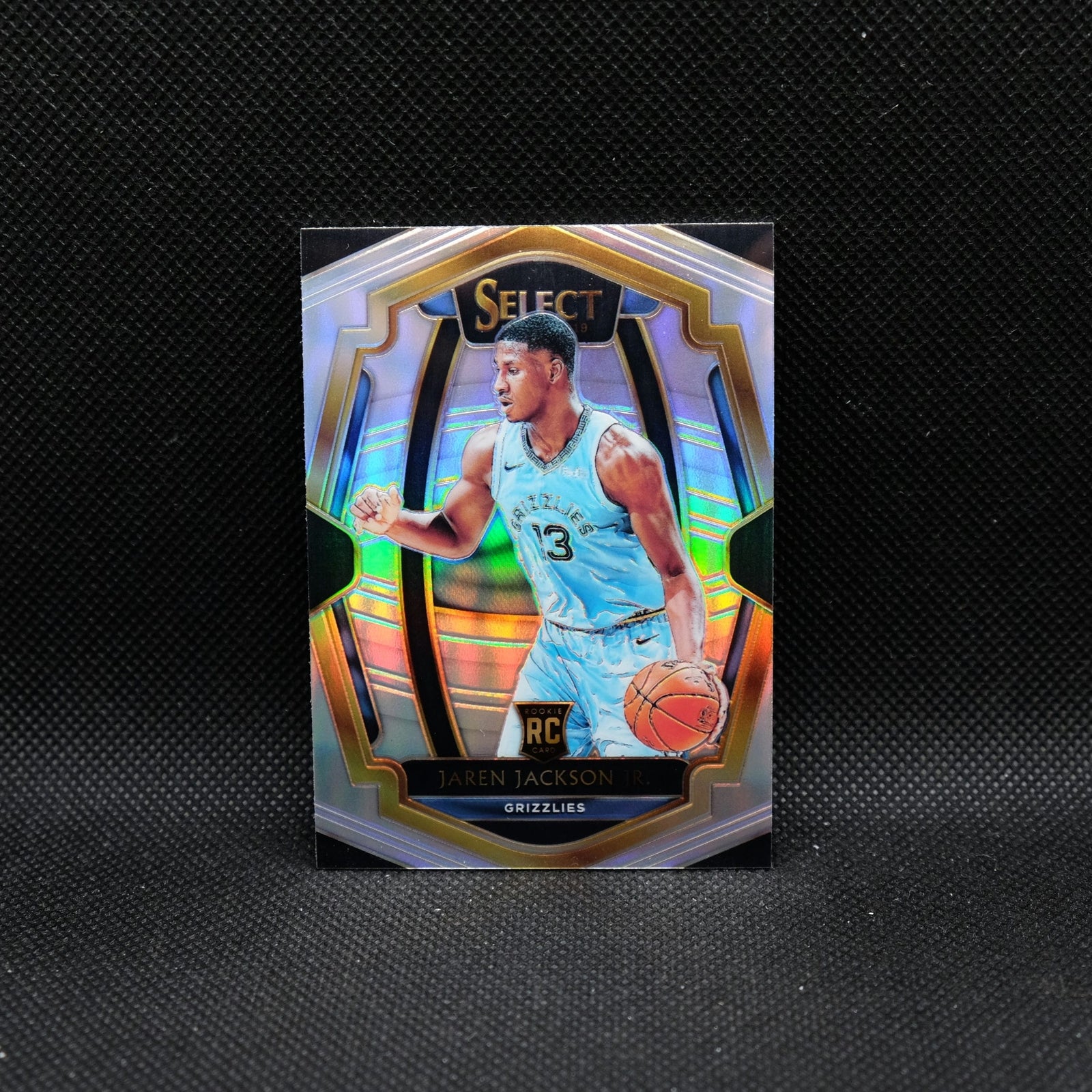 2018-19 Select Jaren Jackson Jr Premier Level Silver Prizm Rookie RC #132 Gri...