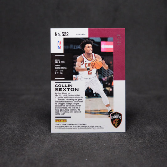 2018-19 Collin Sexton Chronicles Purple Rookie Card /49
