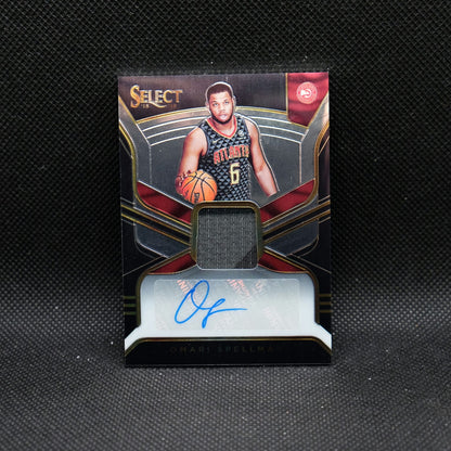 2018-19 Select Omari Spellman Rookie Jersey Autograph 199/199