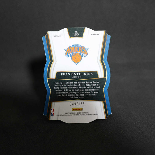 2017-18 Panini Select Frank Ntilikina Premier Level #185 Light Blue Prizm Die...